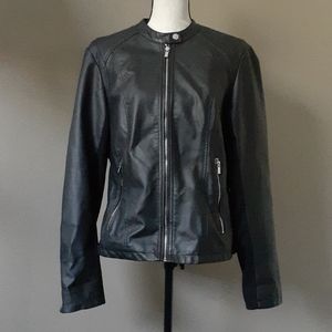 Express Vegan Leather Jacket